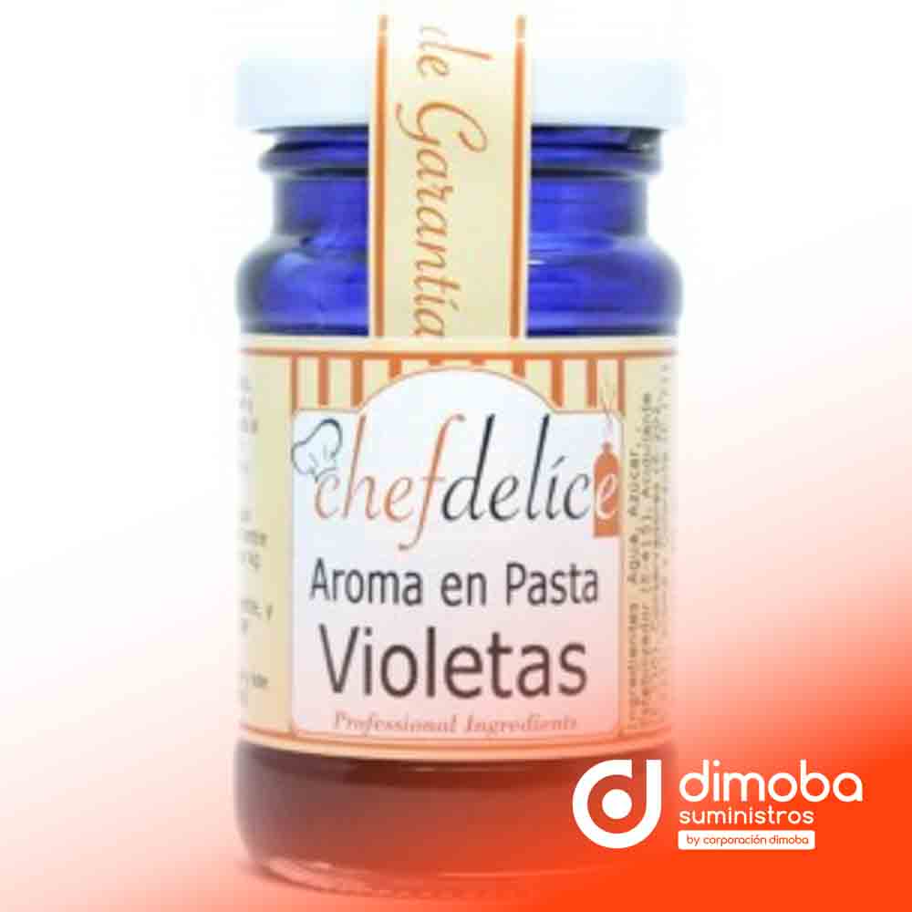 Aroma en Pasta Violetas 50 gr. Chefdelice. Tipo Aromas y Extractos