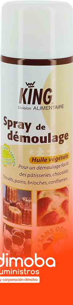 Bomba o Espray de Grasa Alimentaria King. Tipo Aditivos alimenticios para repostería