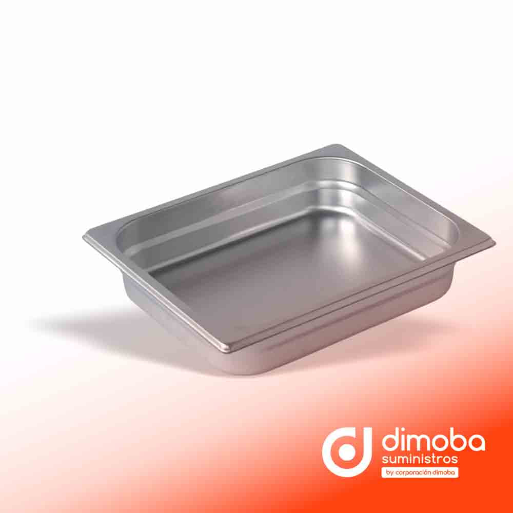 CUBETA GN INOX 1/2 SIN TAPA SIN ASA. Tipo Envases y Contenedores de Plástico para Cocina