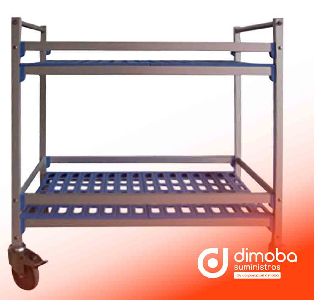 Carro de Cocina - 97x59x101,5 cm. - 150 kg. Max.. Tipo Carros Bandejeros