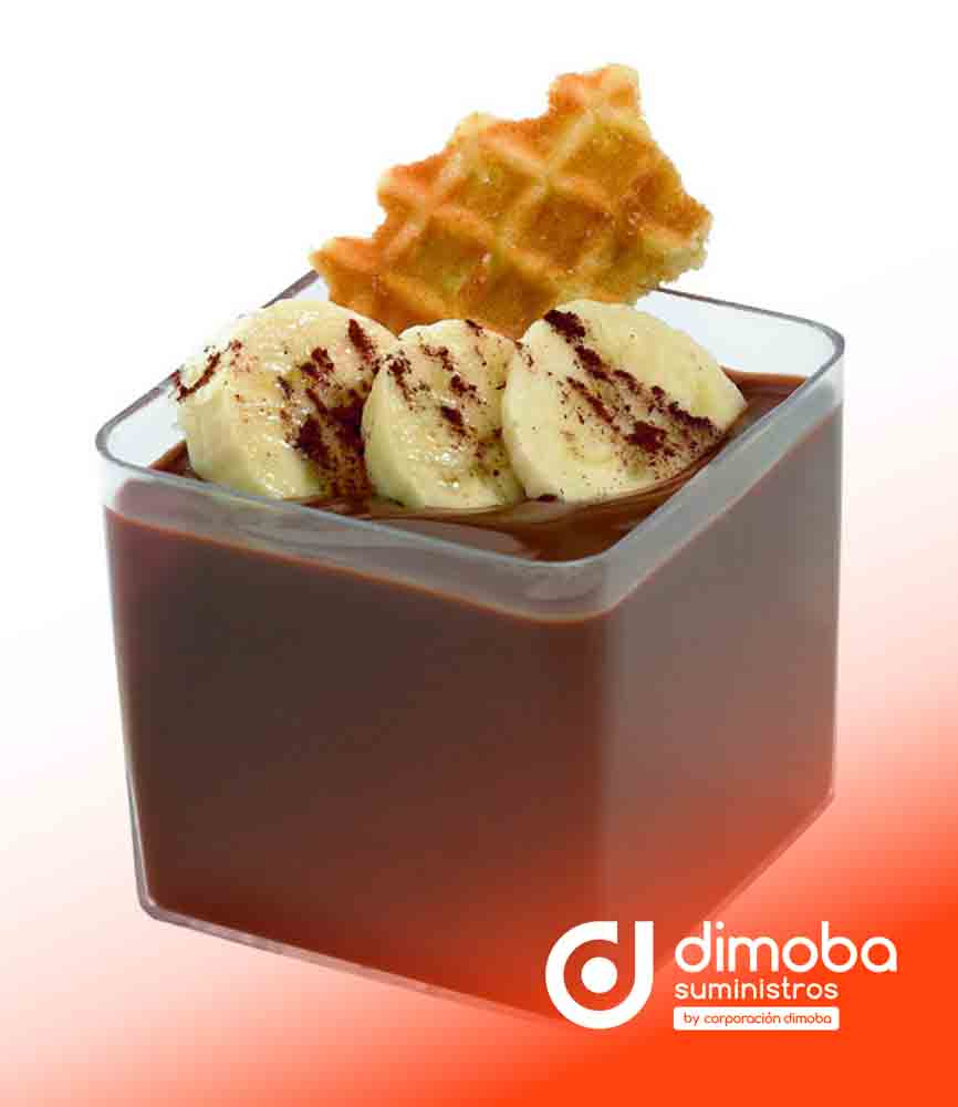 Cubo para Postres Individuales. Tipo Desechables Catering