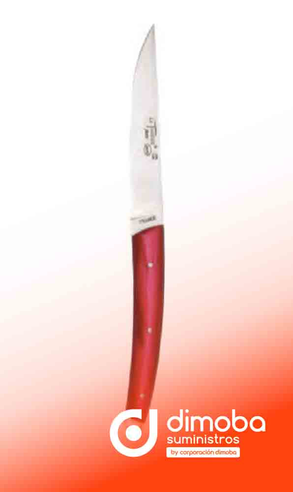 Cuchillo de Mesa Rojo Le Thiers 11,5 cm. Tipo Cuchillos Chuleteros