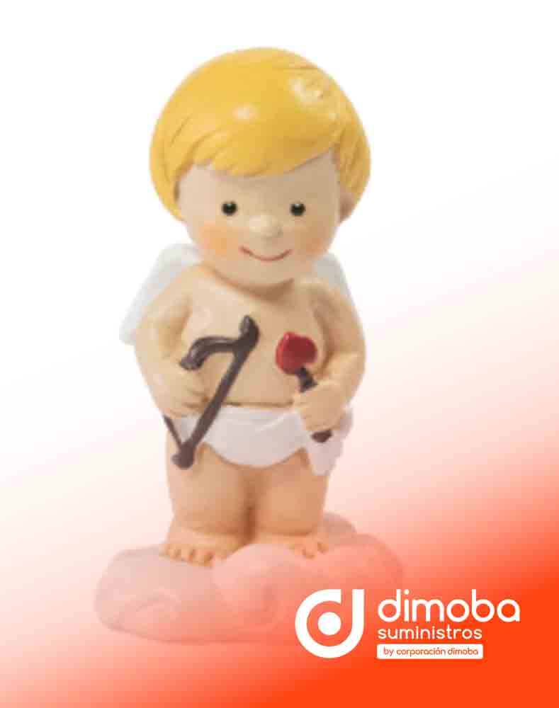 Figurita Cupido Rubio Nube San Valentín. Tipo Productos de pastelería y repostería