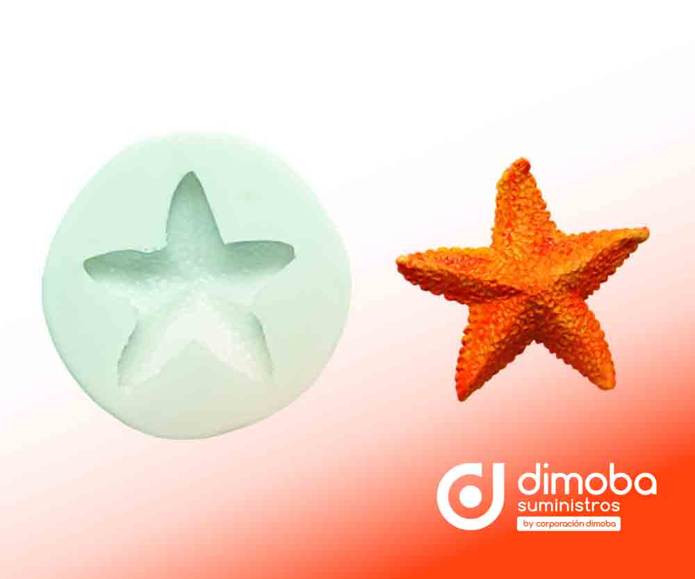 Molde Estrella de Mar. Tipo Moldes de Figuras