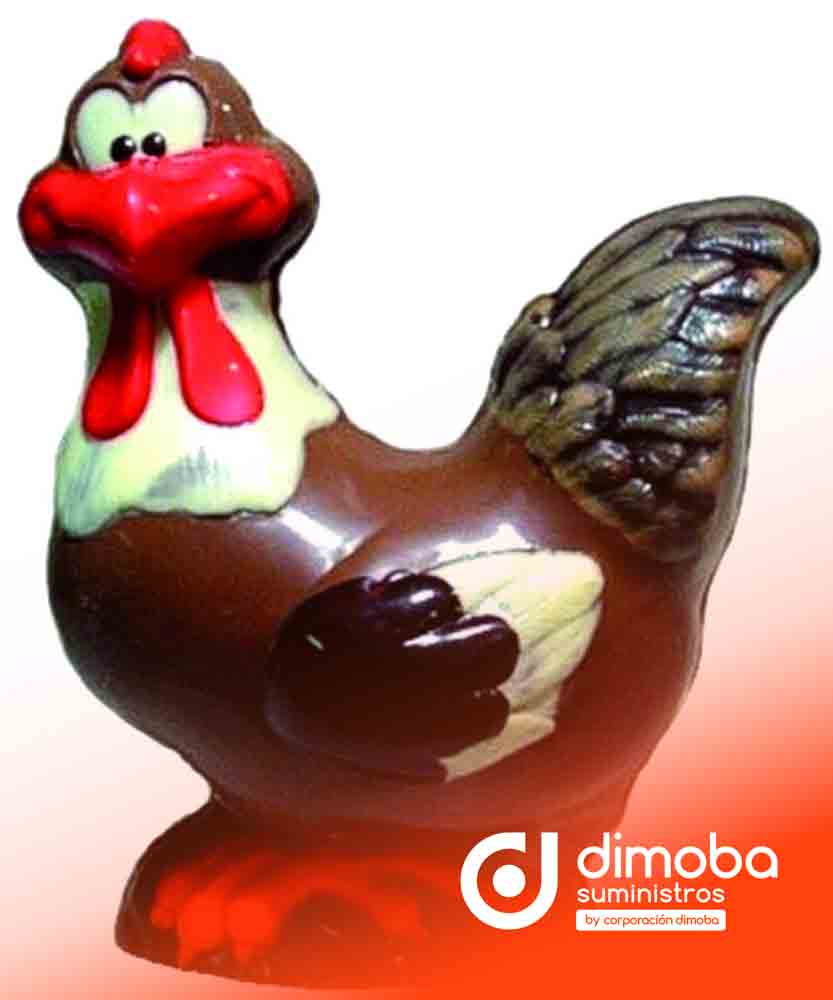 Molde Policarbonato de Gallina. Tipo Moldes para Chocolate