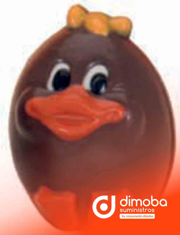 Molde Pollito simpatico. Tipo Moldes para monas de pascua