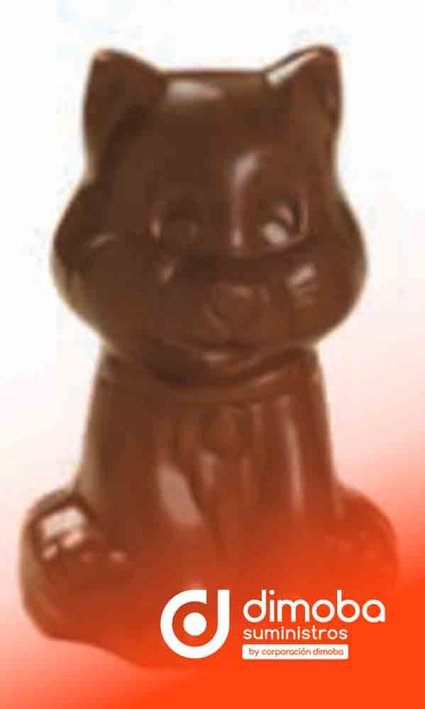 Molde de chocolate Gato. Tipo Moldes de Figuras
