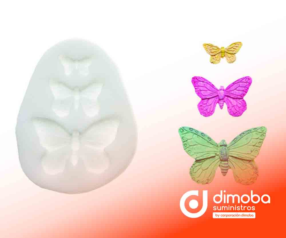 Molde de silicona Mariposas. Tipo Moldes de Figuras