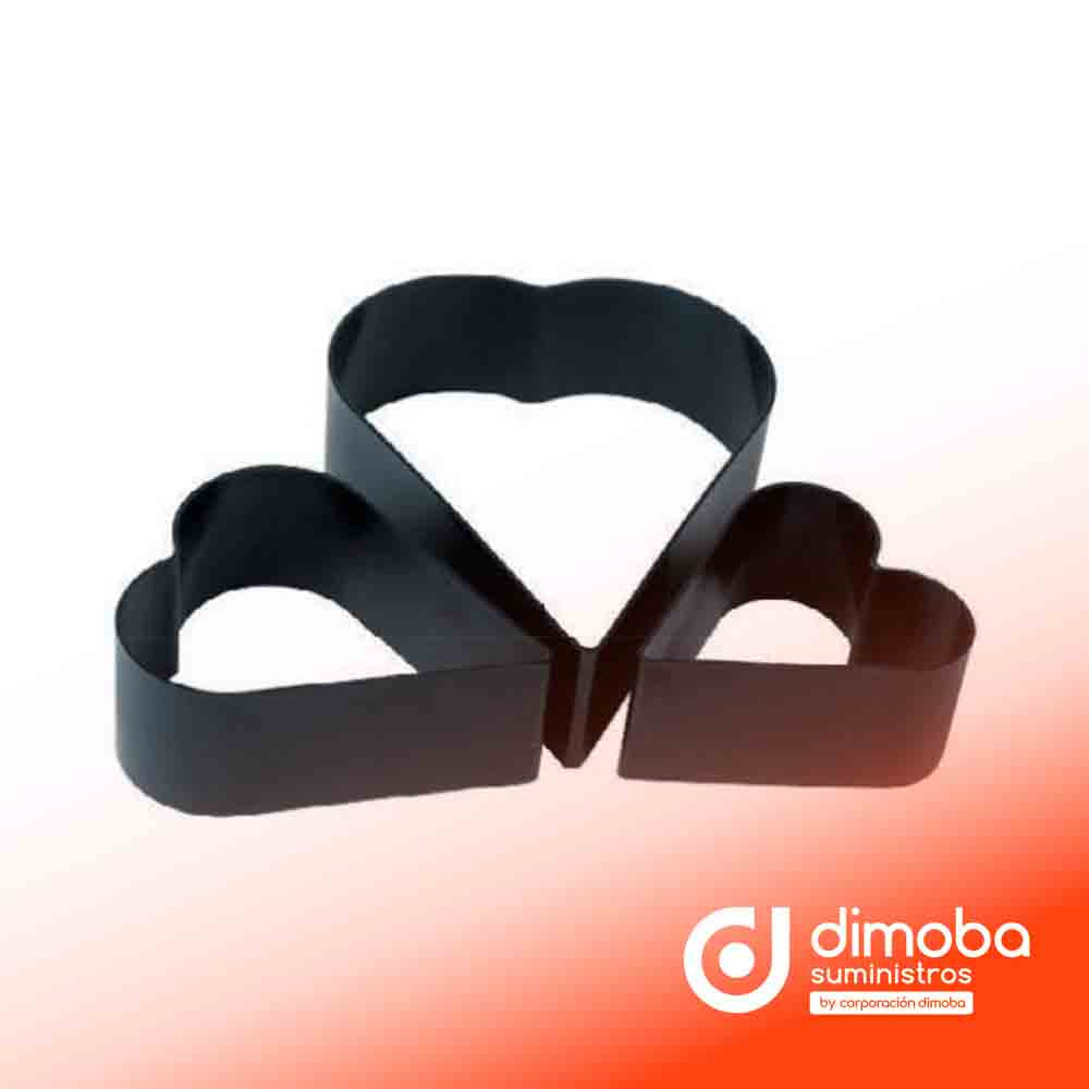 Moldes Composite Corazón. Tipo Moldes Reposteria