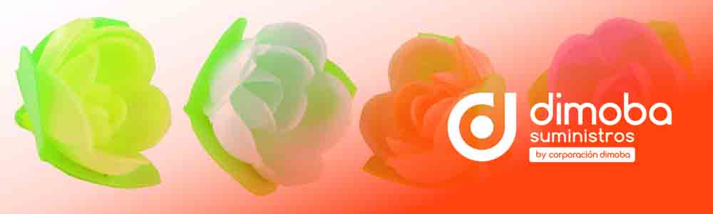 Oblea Rosa Mini Colores Suaves. Tipo Obleas para tartas