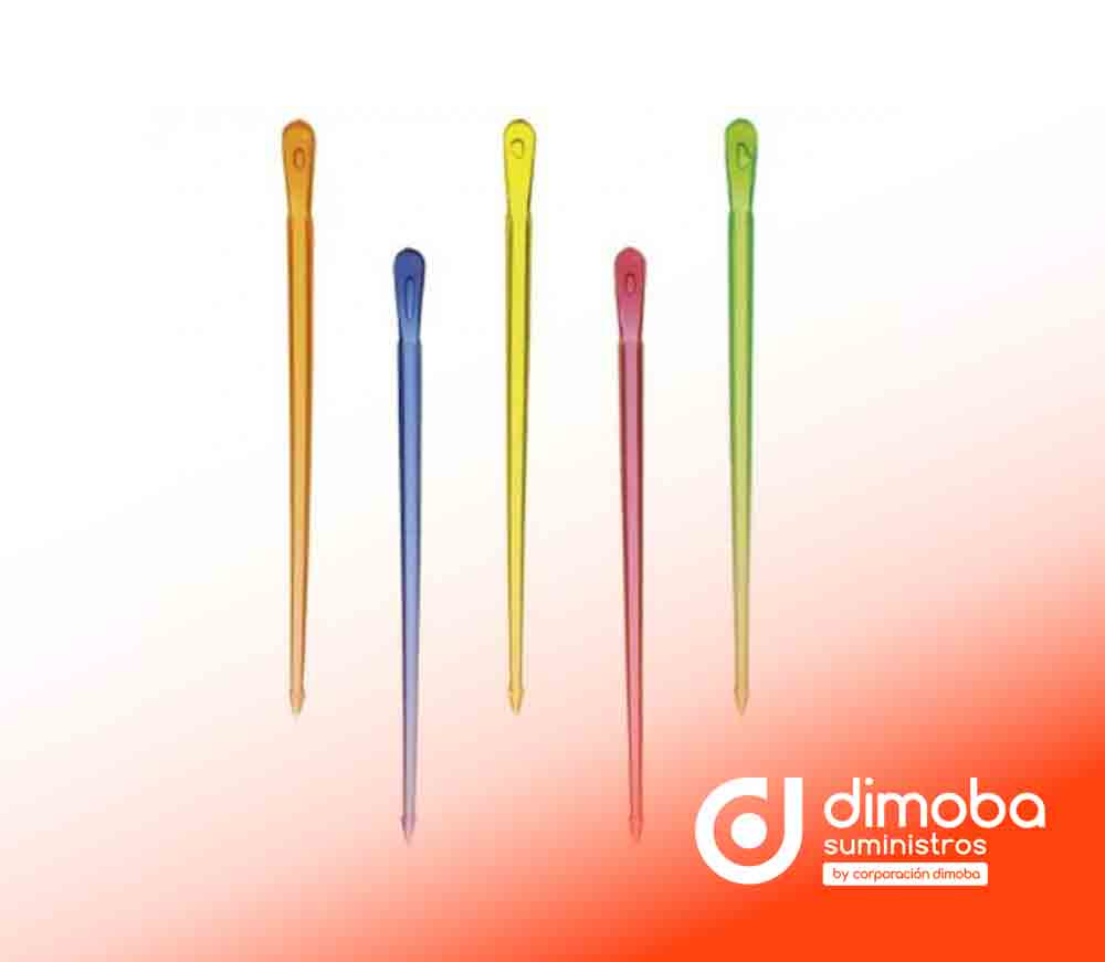 Palillos Transparentes Colores Surtidos 250 uds.. Tipo Cubiertos Desechables