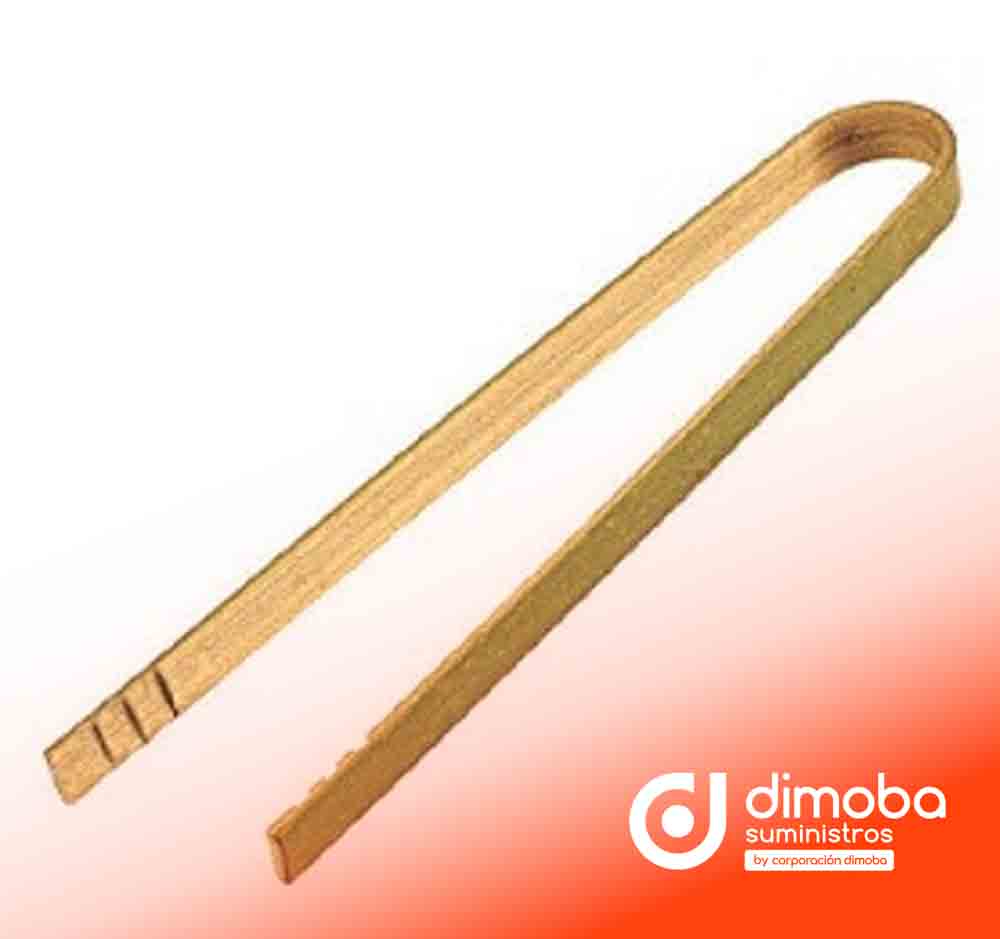 Pinza Bambú Pequeña - 80 mm. - 1000 uds.. Tipo Pinzas de cocina