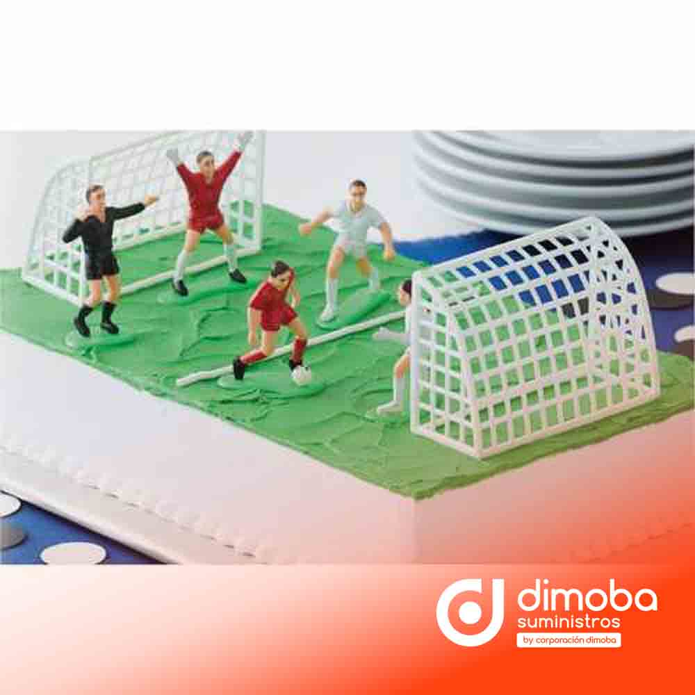 Set Figuras de Fútbol Tarta 7 ud. Wilton. Tipo Figuras para Tartas