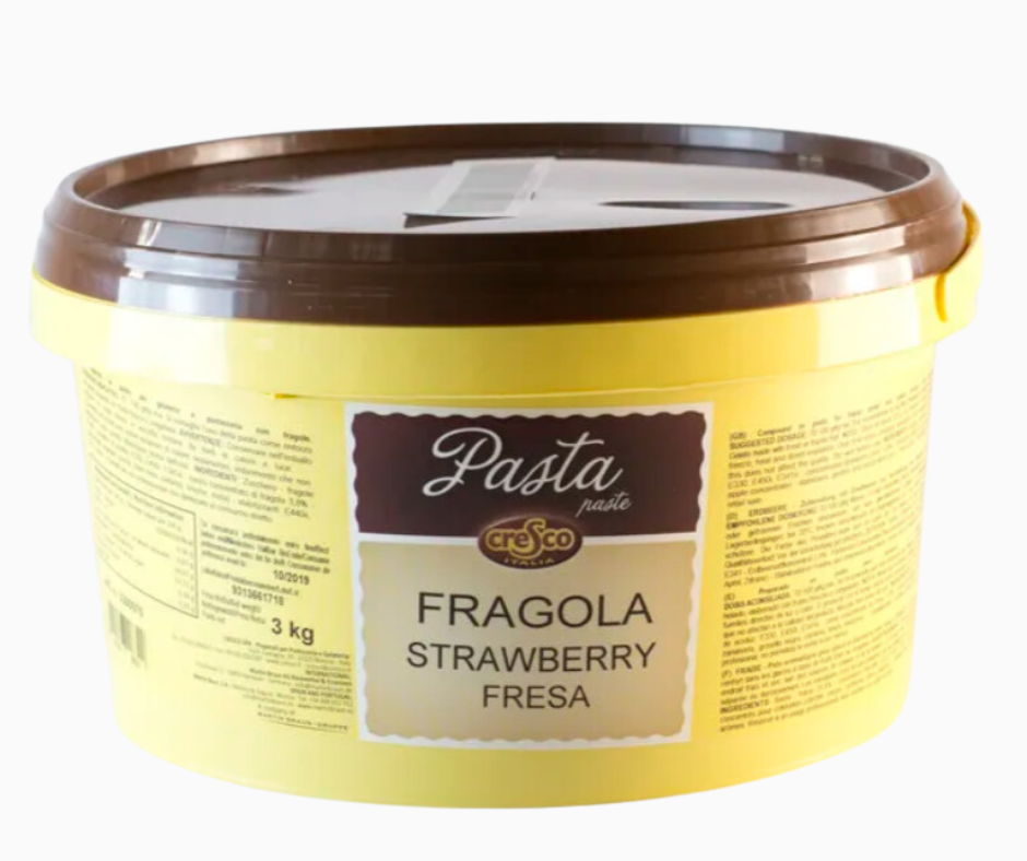 Pasta Crema Frutal Fresa Tradicional 3 Kg