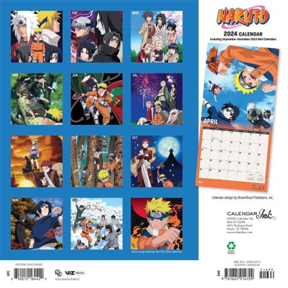 9781645914792 Sailor Moon 2024 Wall Calendar Calendar Ink