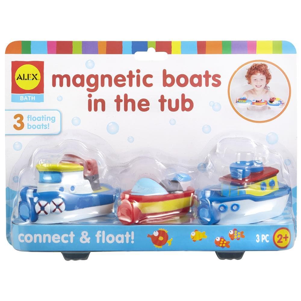 magnetic boats in the tub