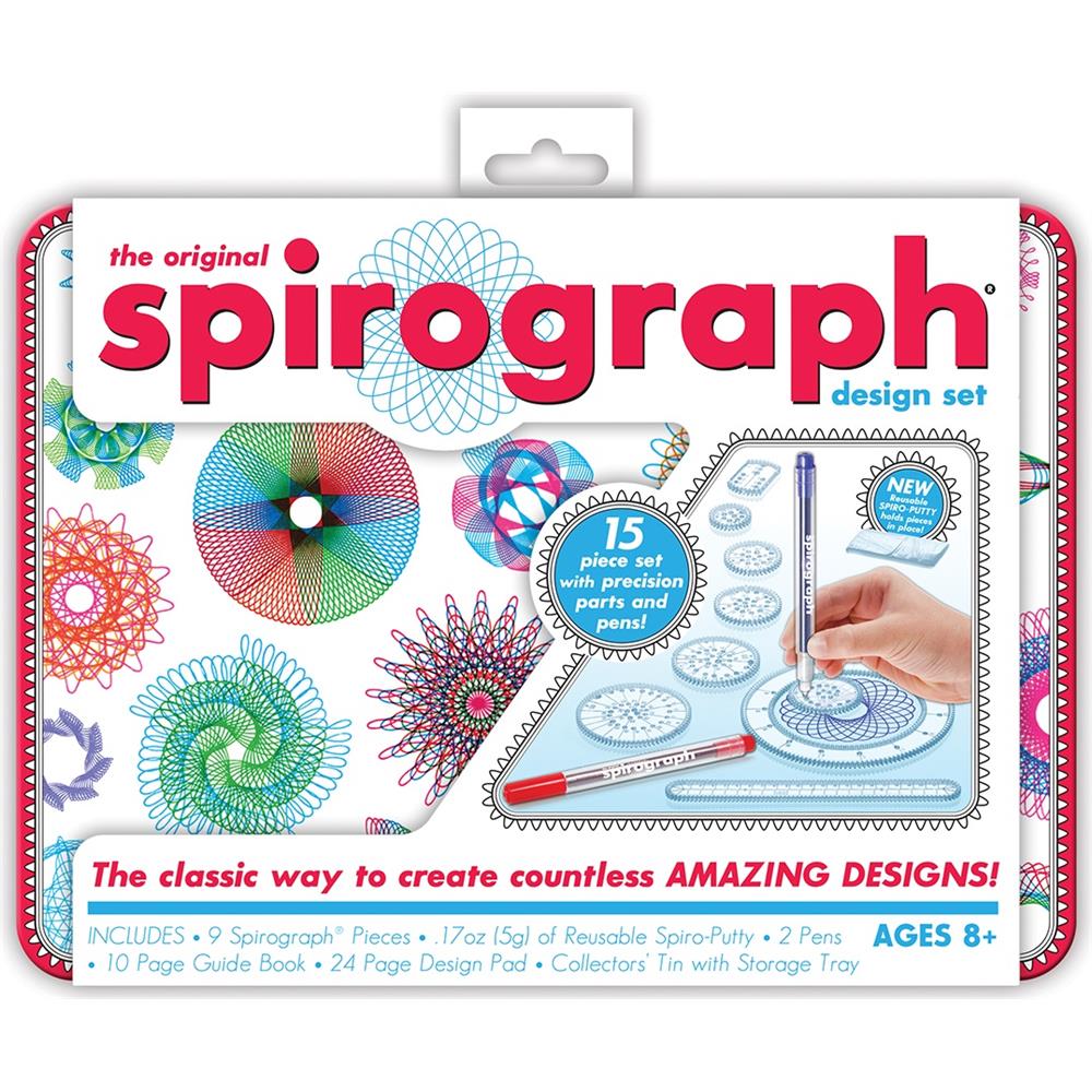 Spirograph Penguin: a Patterned Spirograph Collage - Penguin - Sticker