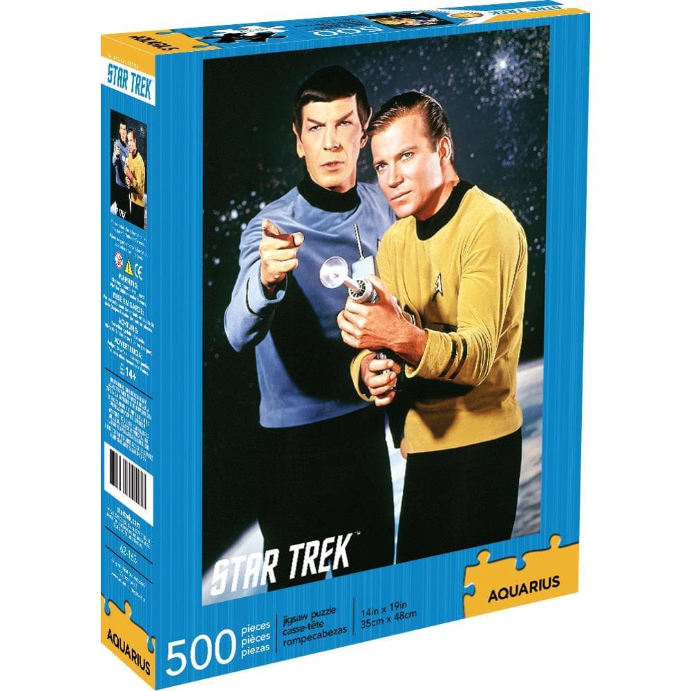 Star Trek Spock And Kirk 500 Pc Puzzle By Aquarius Calendar Club Canada