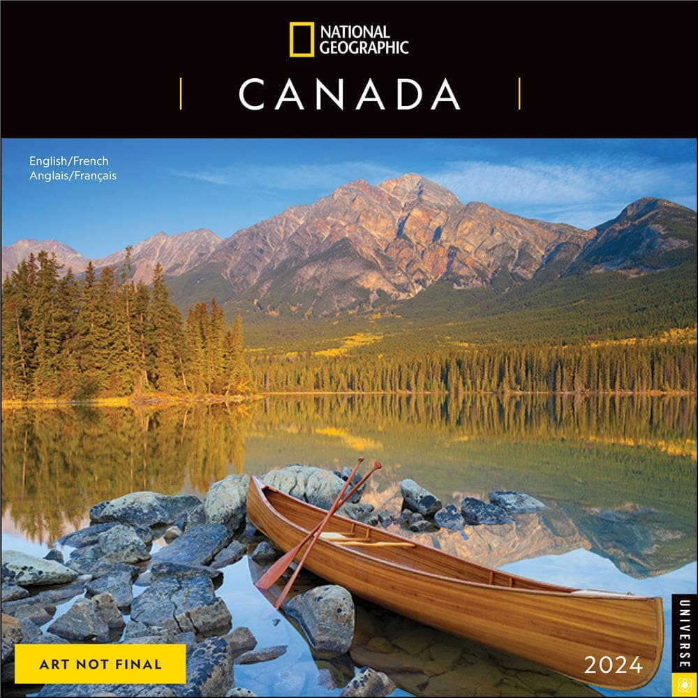 Wyman Publishing Météo Capricieuse par Canadian Geographic 2024 30.48x60.96  CM Mur Carré Calendrier, 9781525611438 