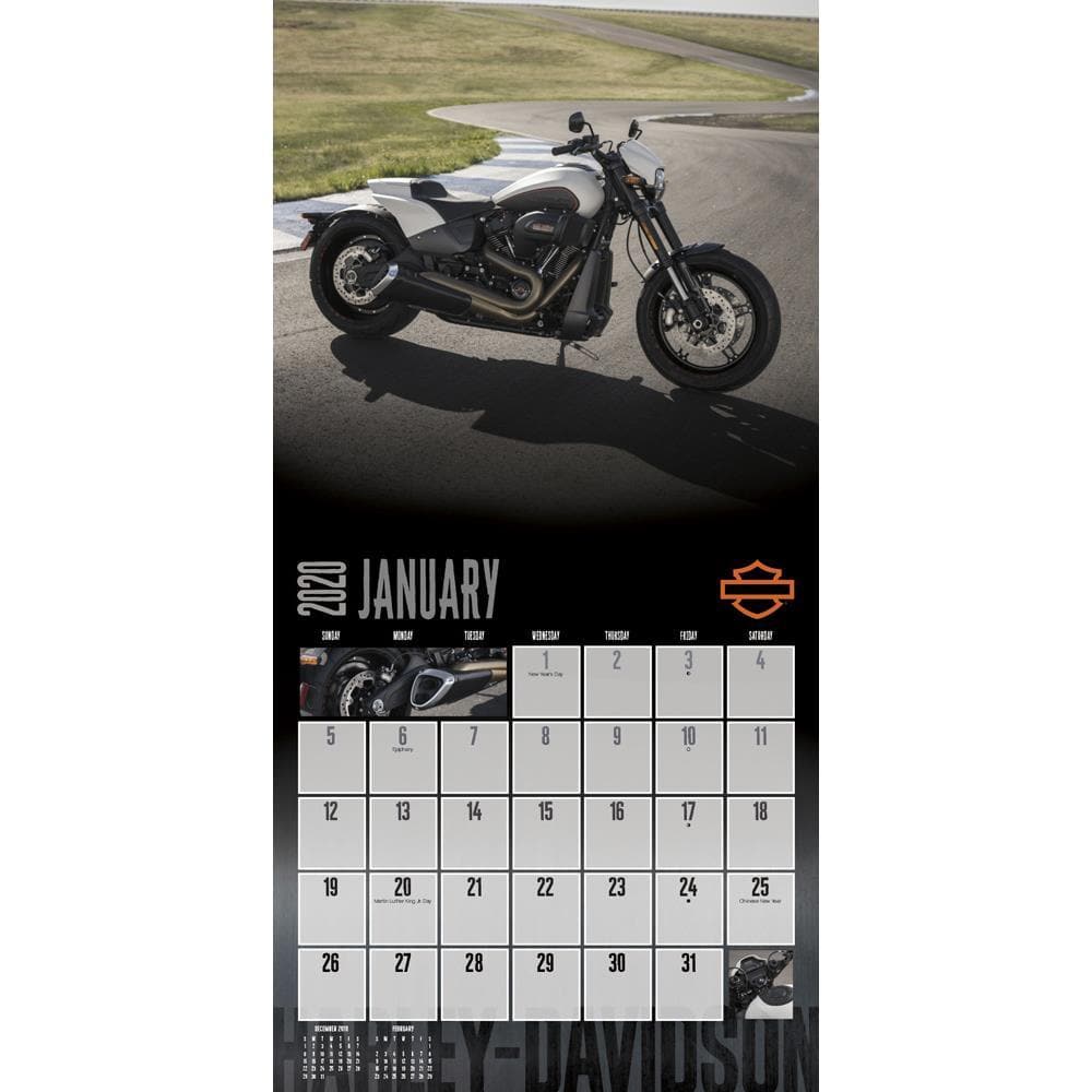9781438873343 Harley Davidson Cc Cover 2020 Wall Calendar Trends
