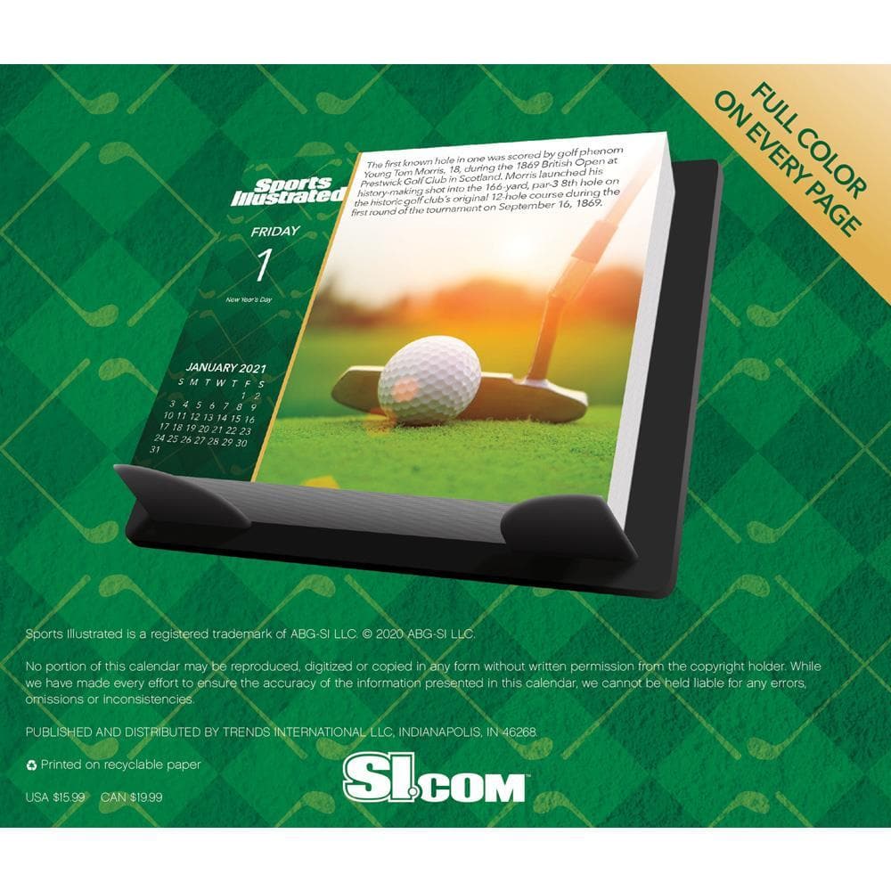 sports illustrated golf 2021 calendar by trends international Si Golf 2021 Box Calendar By Trends International Calendar Club Canada sports illustrated golf 2021 calendar by trends international