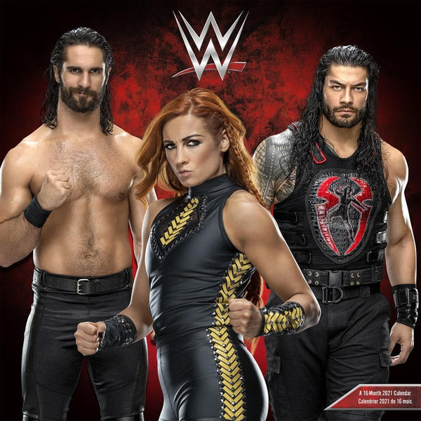 WWE 2021 Wall Calendar by Trends International | Calendar ...