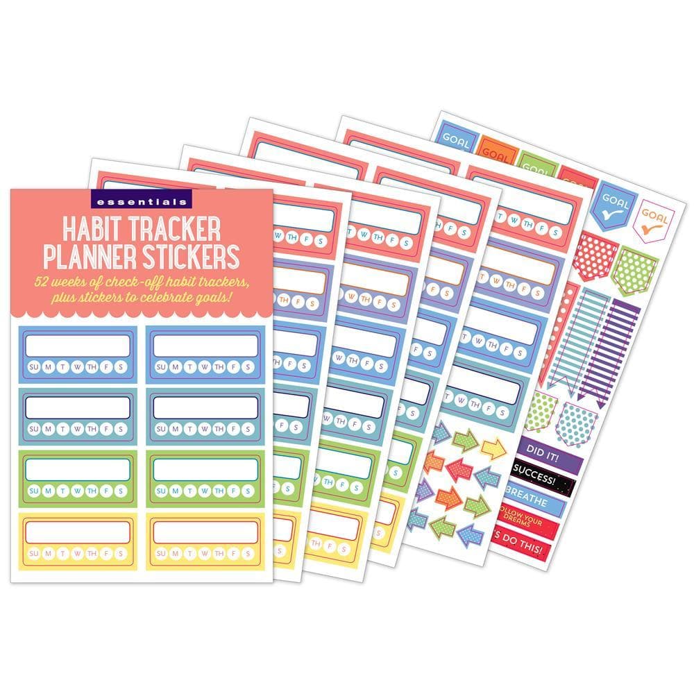 Habit Tracker Planner Stickers By Peter Pauper Press Calendar Club Of Canada