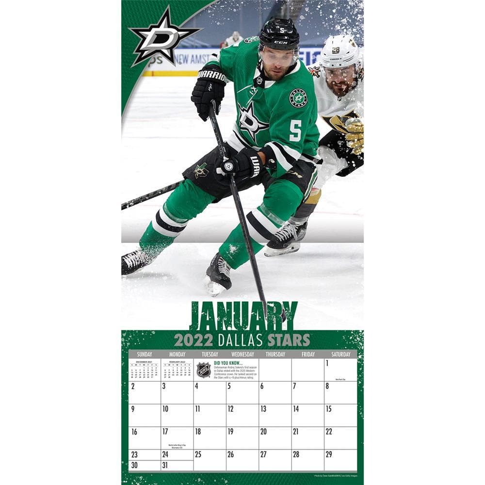 Nhl Dallas Stars 2022 Wall Calendar By Turner Licensing | '9781469386454 – Calendar Club Of Canada