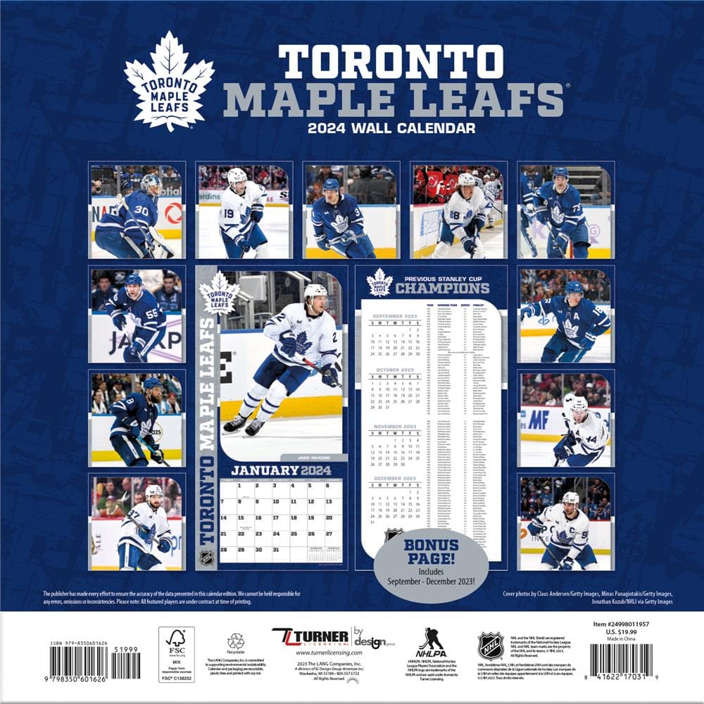 Toronto Blue Jays 2023 12x12 Team Wall Calendar: The Lang Companies, Inc:  9781469393735: : Books