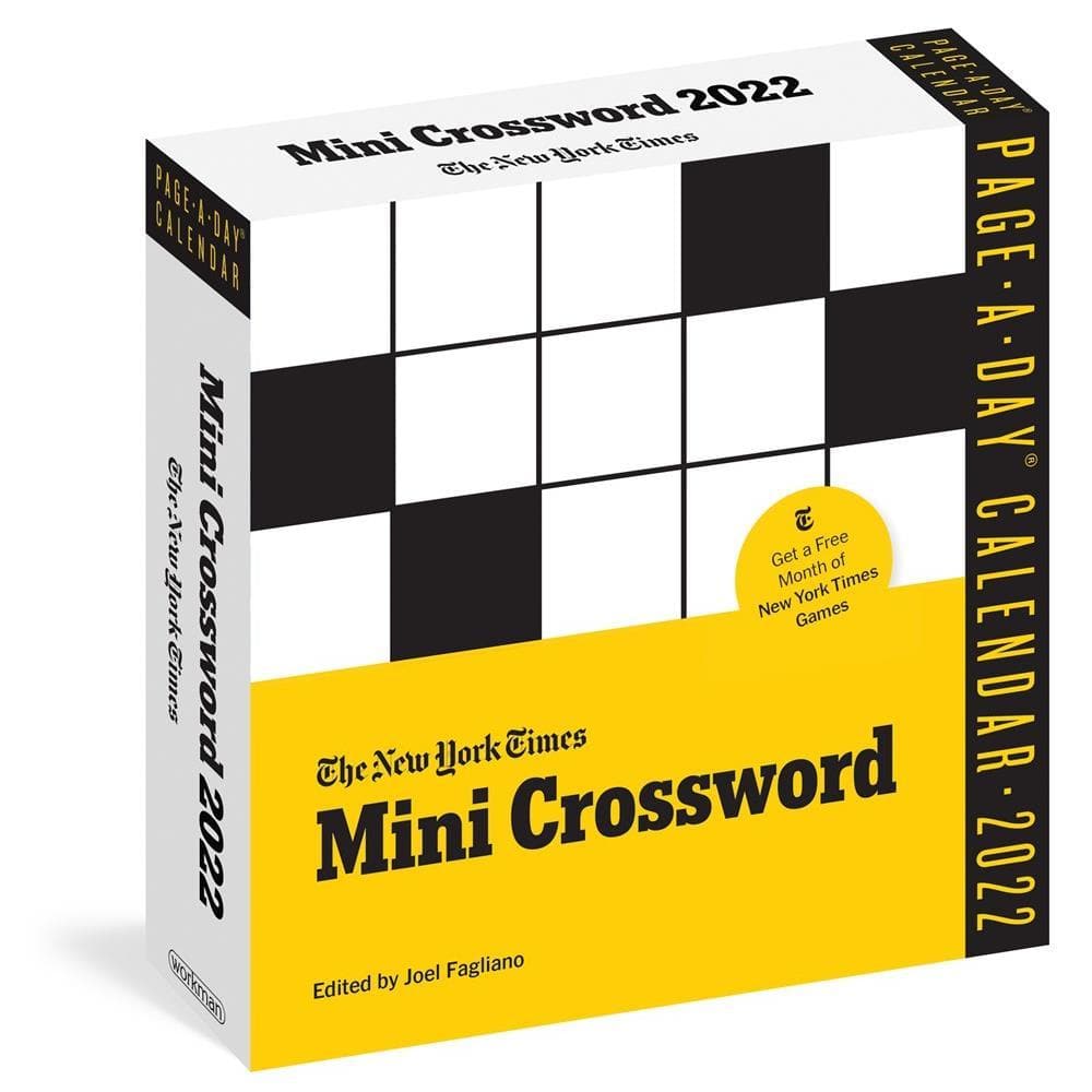 New York Times Mini Crossword 2022 Box Calendar by Workman Publishing Company | '9781523514441