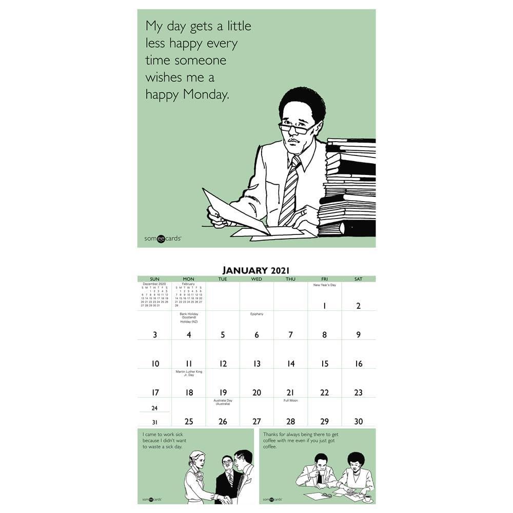 Someecards Calendar 2021 | Calendar APR 2021