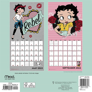 Betty Boop 2022 Wall Calendar By Acco Brands | '9781647060725 – Calendar Club Of Canada