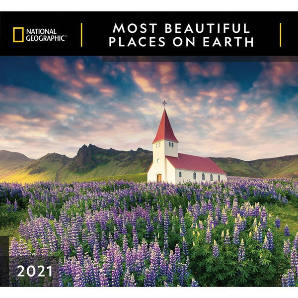 Most Beautiful Places on Earth 2021 National Geographic Wall Calendar