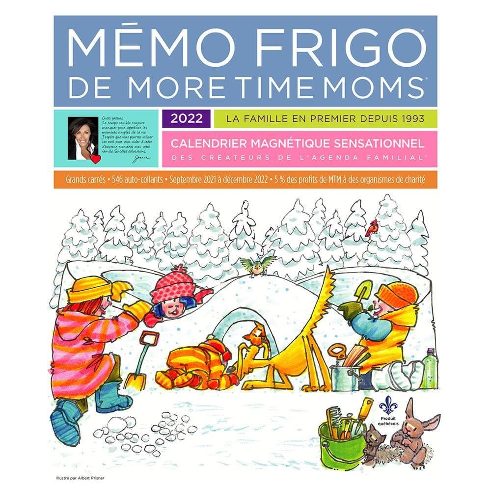 Memo Frigo 2022 Oversized Wall Calendar By More Time Moms Publishing Inc. | '9781926644950 – Calendar Club Of Canada