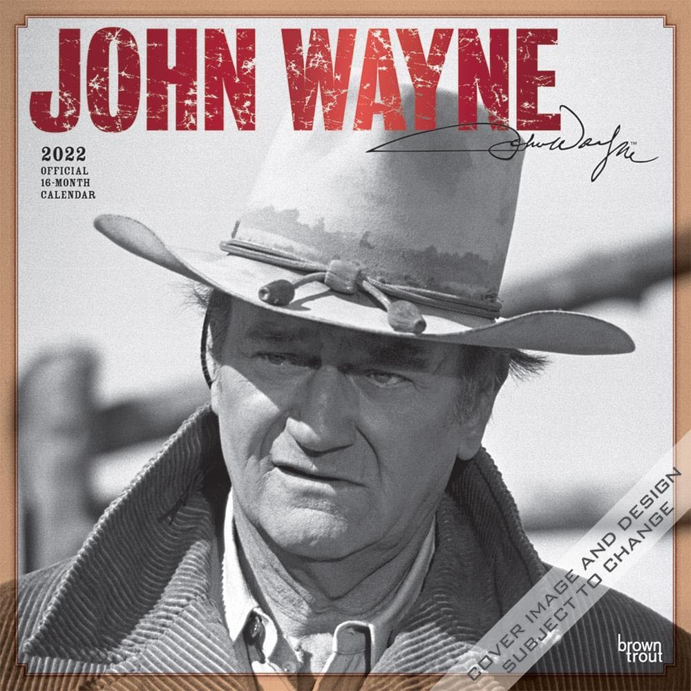 John Wayne 2022 Wall Calendar by BrownTrout | 9781975440459 – Calendar