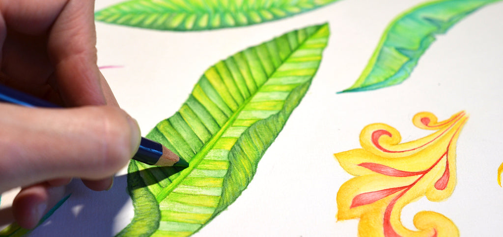 Drawing leaves