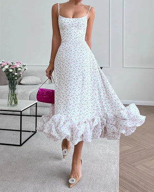 Elegant Printed Slip Dress - Zoosim