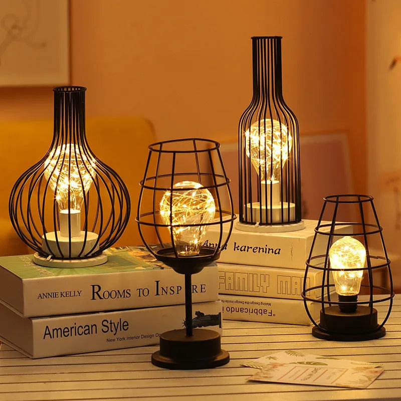 Modern Iron LED Lamp