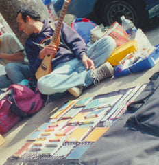 Transient Books on the road in Mexico, 1998.