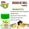 DARDGO Dissolve Boll Tablet : Ayurvedic Bone Discomfort Relief and Detoxification Tablets, Gentle Natural Solution