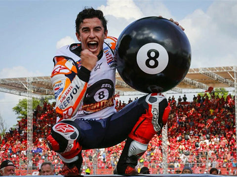 Marc Marquez 6ème champion MotoGP 8-ball 2019