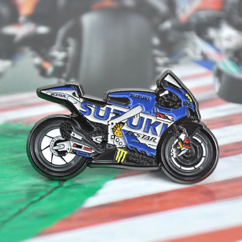 Suzuki-GSX-RR-Moto-GP-Race-Motorrad-Emaille-Pin-Abzeichen