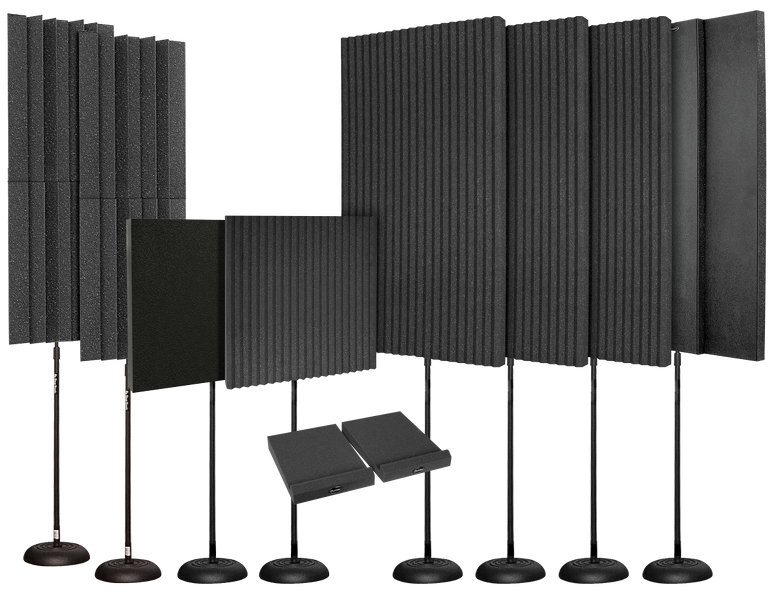 AURALEX (オーラレックス) 吸音材 ProMAX バーガンディ スタンド型吸音材 2枚 - 3