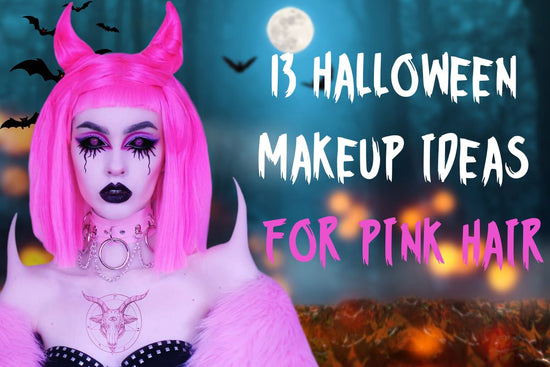 Halloween Makeup Ideas For Pink Hair Wigs