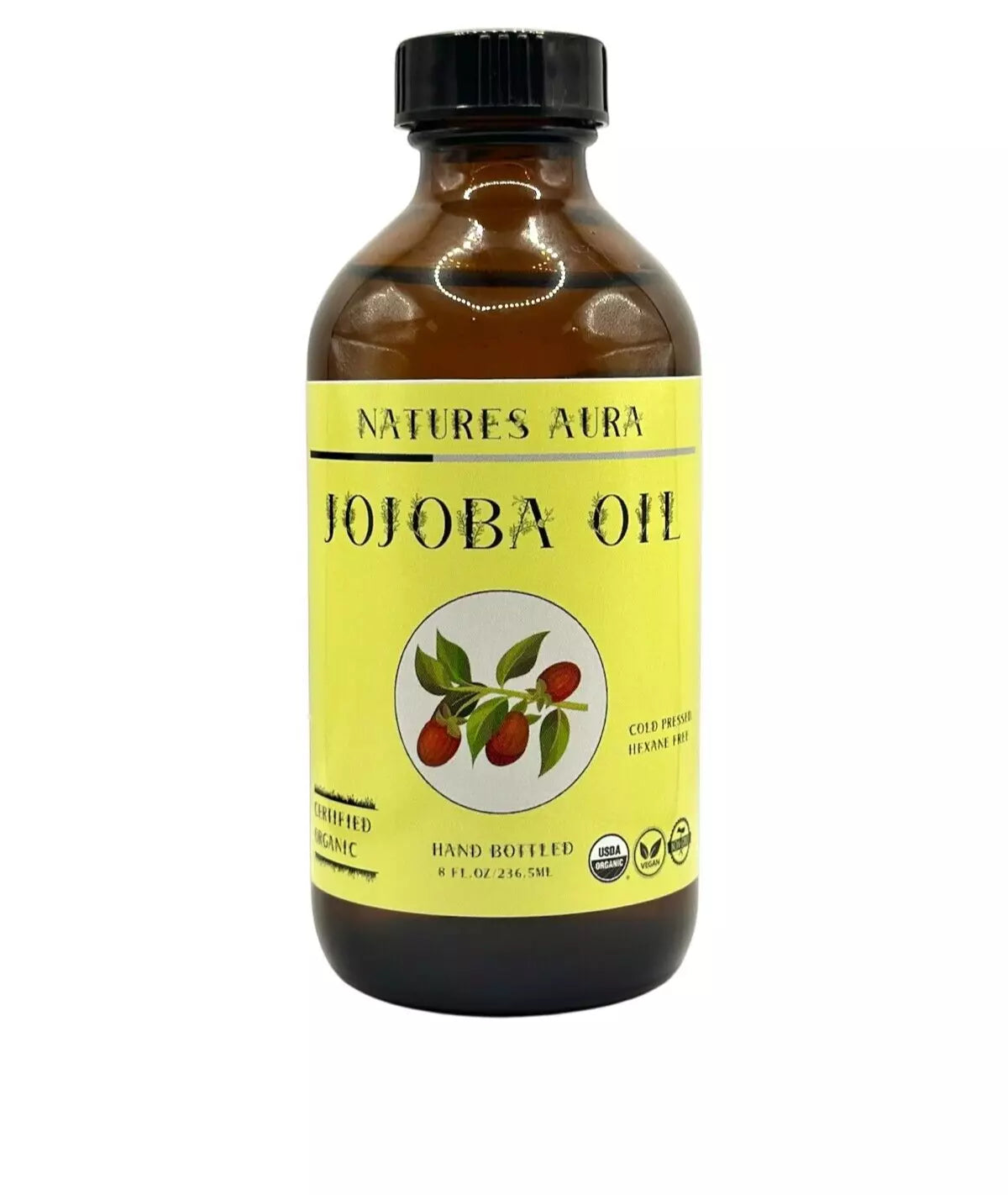 Natures Aura Jojoba Oil - 227ml (8 Oz)