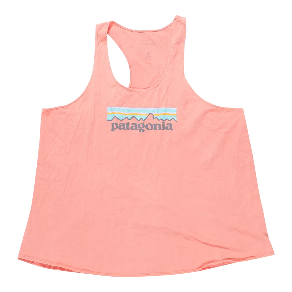 image of Patagonia Pastel P-6 Logo Organic High-Neck Tank Top - Women's