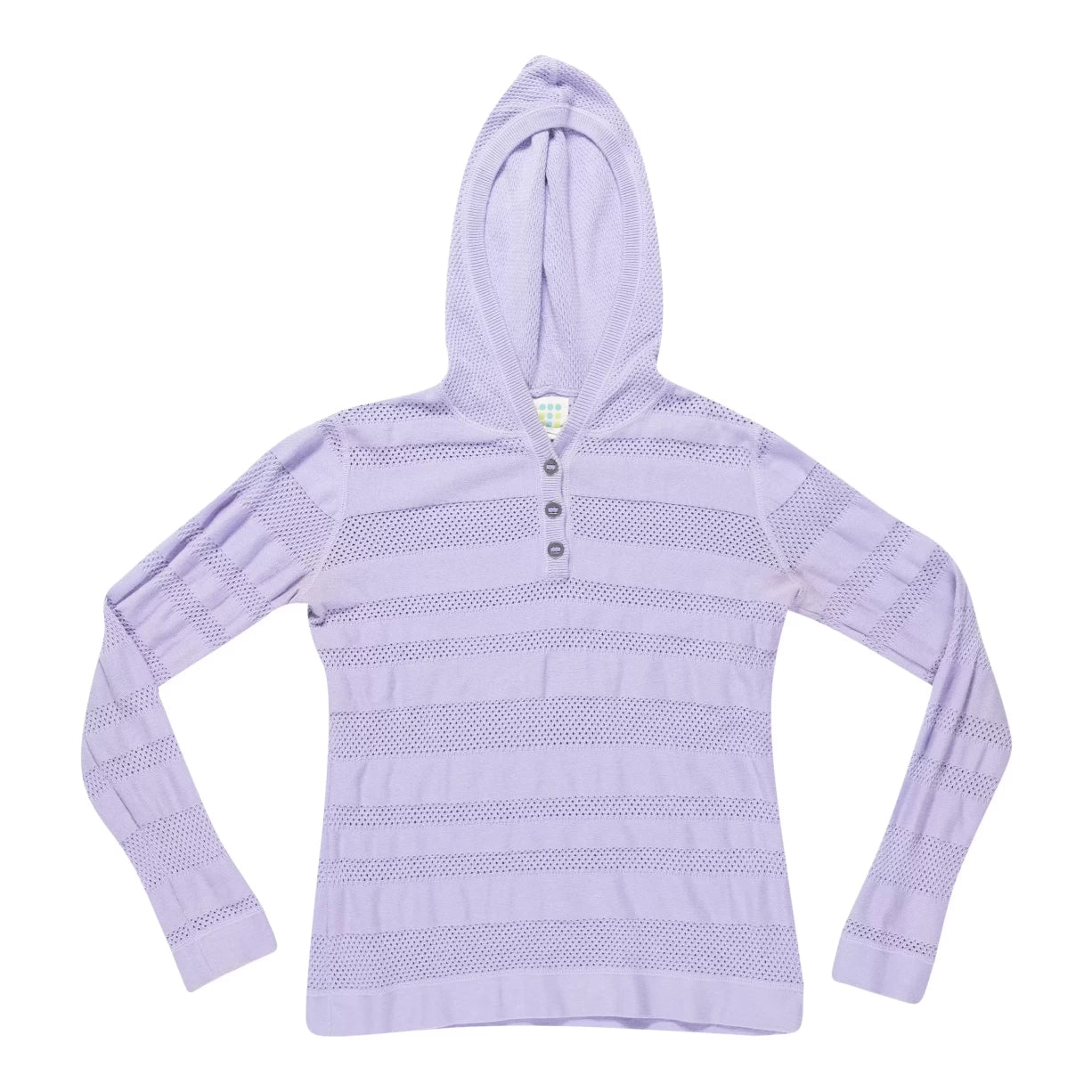 image of TITLE NINE Henley Hooded Sweater - Women's