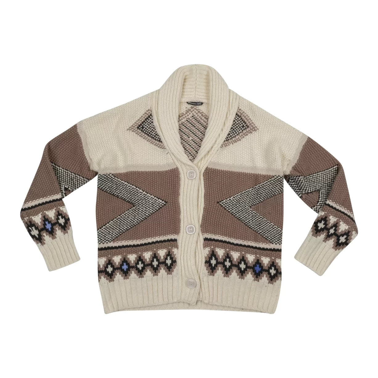 image of Backcountry Cotton Shawl Collar Pattern Cardigan - Women's