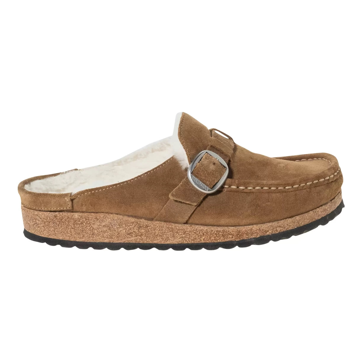 image of Birkenstock Buckley Shearling Suede Leather Clog - Women's