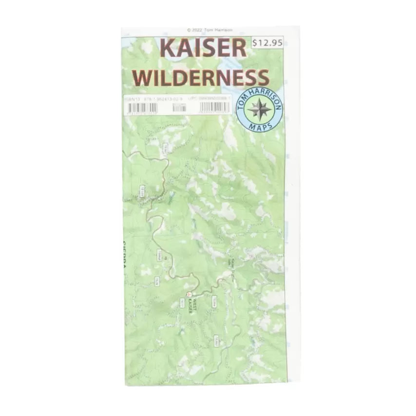 image of Tom Harrison Maps Kaiser Wilderness Map